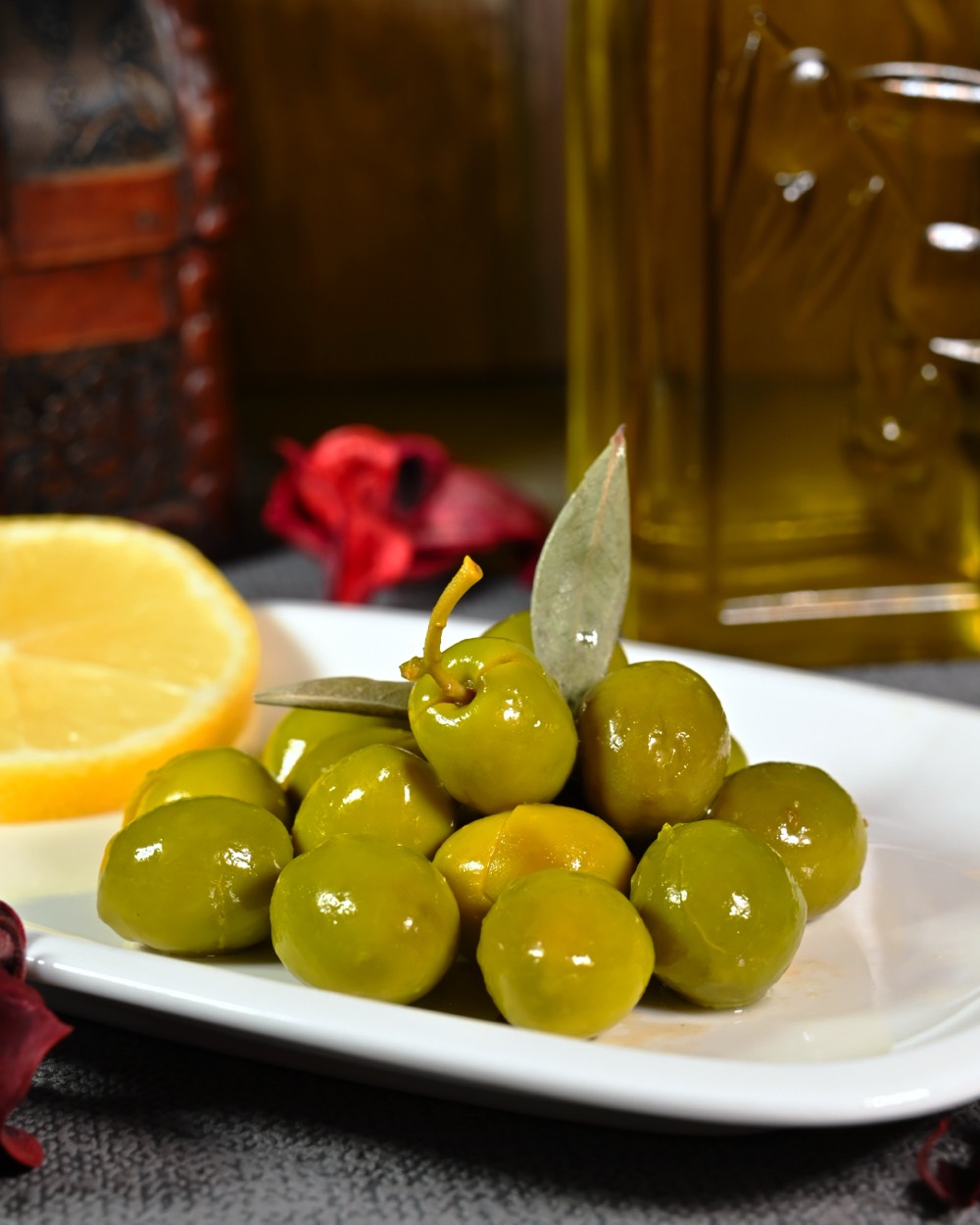 Hatay Halhalı Yeşil Zeytin